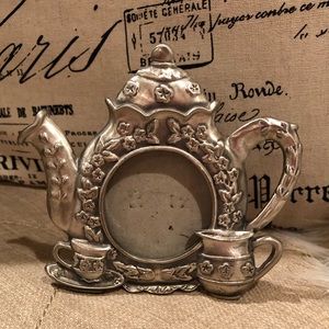 Silver Teapot Picture Frame
